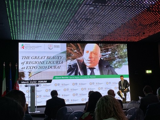 Gianni Berrino in collegamento con Expo Dubai