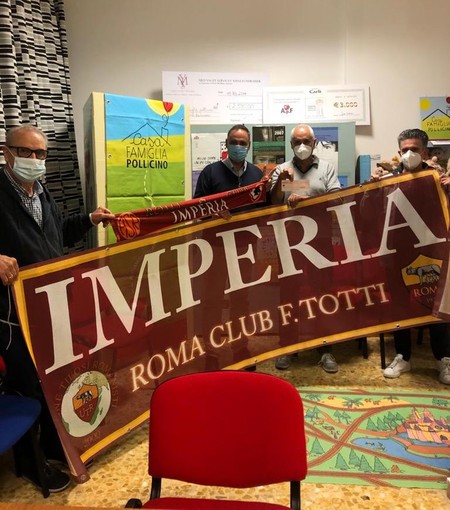 Donazione del Roma Club Imperia “Francesco Totti” alla “Casa famiglia Pollicino”
