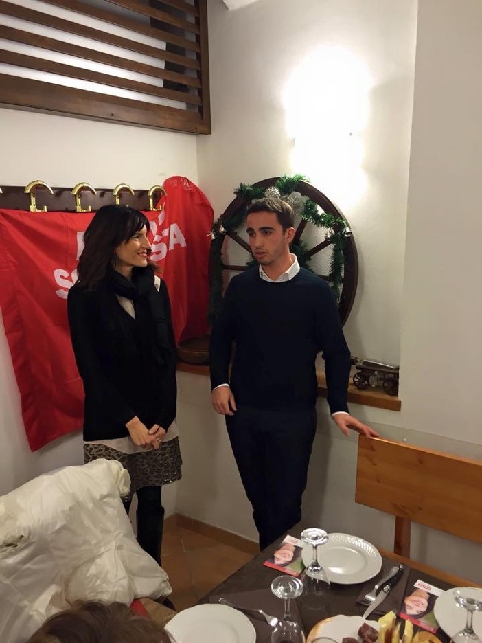 Raffaella Paita e Riccardo Caboni