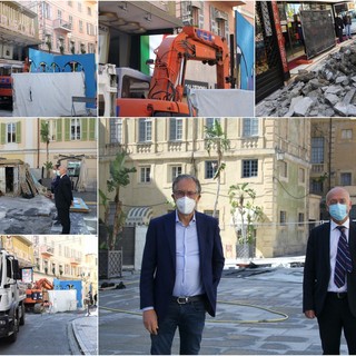 Le immagini dal cantiere di via Matteotti