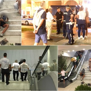 Le immagini degli attimi di tensione al Palafiori (Foto Tonino Bonomo)