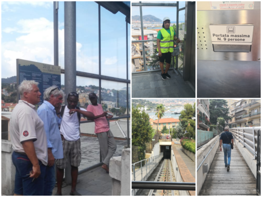 Imperia: 1500 passeggeri negli ascensori tra sabato e domenica. Scajola "Un'altra promessa mantenuta, a ottobre nuovi interventi per perfezionarli"