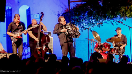 Cervo: successo di pubblico ieri sera per il concerto jazz del 'Richard Galliano e il New Musette Quartet' (foto)