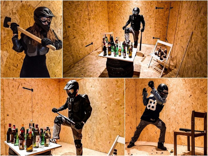 La 'Rage Room' di Torino La 'Rage Room' di Torino