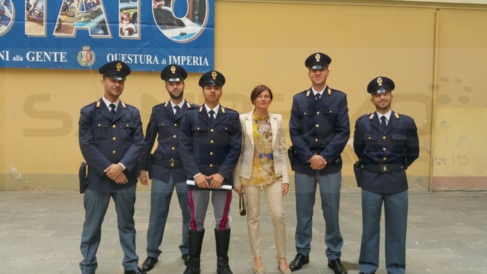Imperia: alla festa della Polizia, presente Rosaria Costa, vedova dell'agente di scorta a Giovanni Falcone, Vito Schifani: "Affido gli attentatori di mio marito a Dio, perdonandoli"