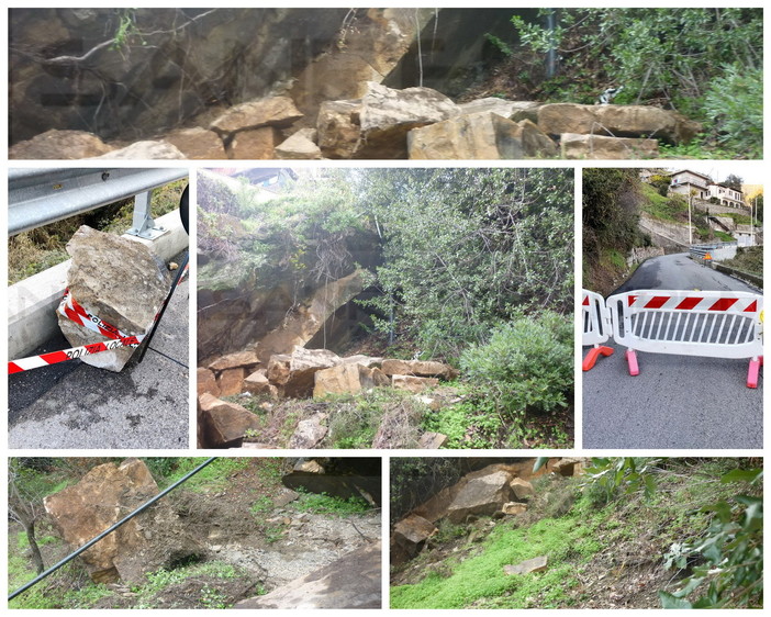 Sanremo: strada chiusa a San Pietro ma in tanti passano ugualmente, attenzione c'è forte rischio di nuove cadute (Foto) Sanremo: strada chiusa a San Pietro ma in tanti passano ugualmente, attenzione c'è forte rischio di nuove cadute (Foto)