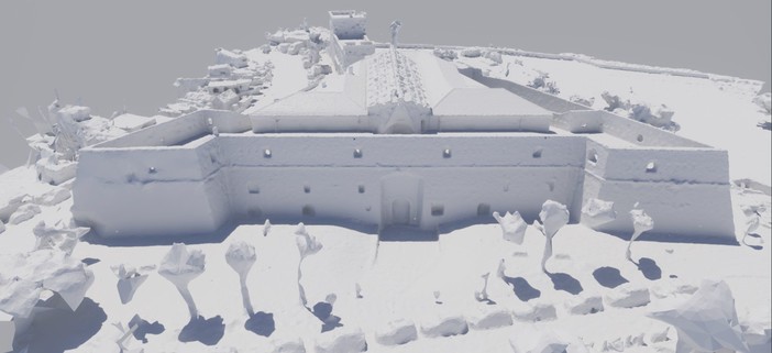 Ricostruzione tridimensionale del Forte di Sante Tecla: rilievo fotogrammetrico del 'Colombo' Ricostruzione tridimensionale del Forte di Sante Tecla: rilievo fotogrammetrico del 'Colombo'