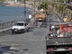 Sanremo: si rompe un tubo dell'acquedotto ai 'Tre Ponti' migliaia di litri persi e lavori in corso (Foto e Video)