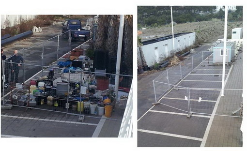 Imperia: terminati già ieri sera i lavori di pulizia e sgombero dei materiali pericolosi al porto