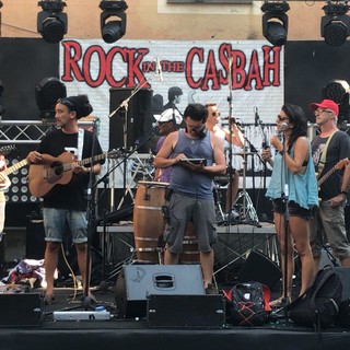 Il soundcheck di questo pomeriggio
