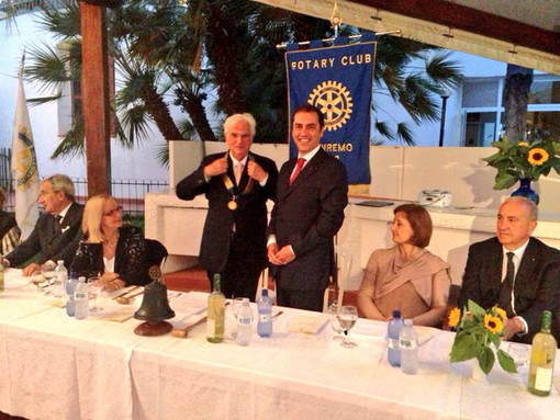 Sanremo: sabato scorso al ristorante 'Surà' il passaggio di consegne del Rotary Club