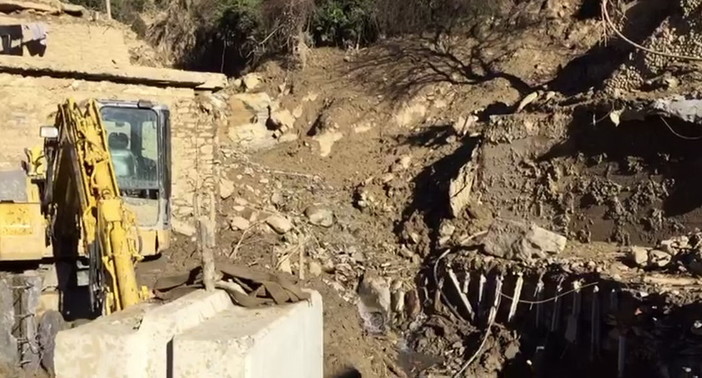 Rezzo: arrivano 120mila euro dalla Regione per la messa in sicurezza dopo la frana di novembre 2017