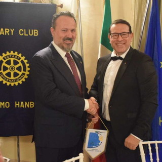 Sanremo: ingresso di Maurizio Zoccarato come 50° socio del Rotary Club Sanremo Hanbury (Foto)