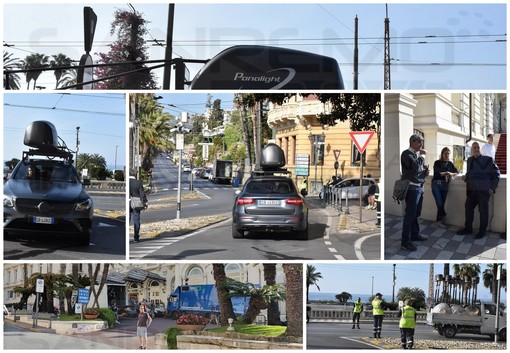 Sanremo nuovamente protagonista dello spot 'Riva' oggi su lungomare Imperatrice: le riprese termineranno stasera (Foto e Video)