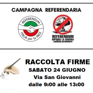 Imperia: sabato in via San Giovanni raccolta firme per la pace in Ucraina
