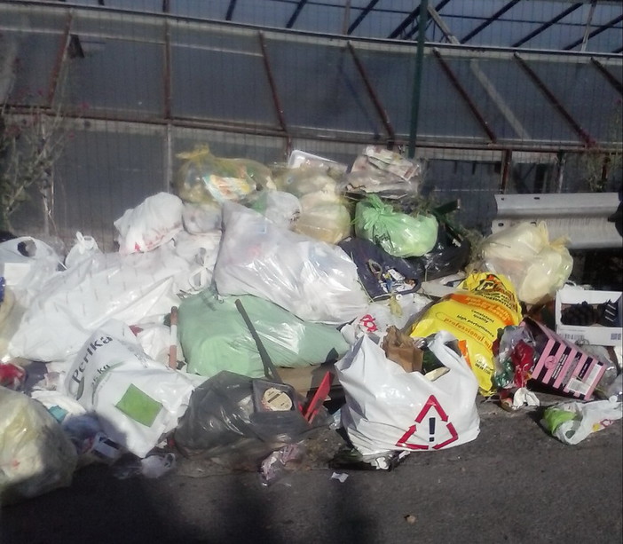 Sanremo: rifiuti abbandonati senza differenziare a Coldirodi, la protesta di una nostra lettrice