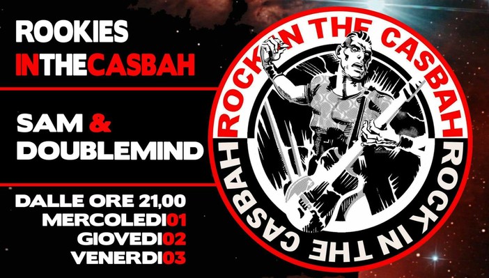 Una sorpresa a Rock in the Casbah 2018: il rap di Sam & Doublemind aprirà le serate per “Rookies in the Casbah” Una sorpresa a Rock in the Casbah 2018: il rap di Sam & Doublemind aprirà le serate per “Rookies in the Casbah”