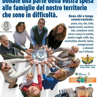 Raccolta alimentare del Lions Club Sanremo Host: domani l’appuntamento al Carrefour di Bussana