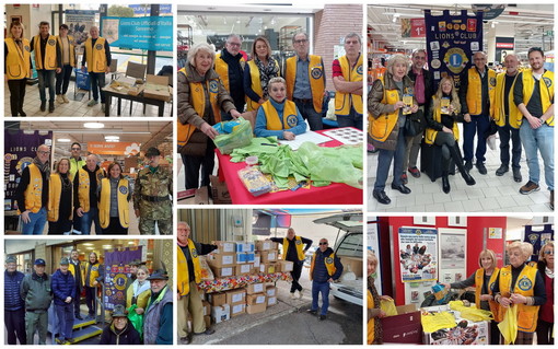 Raccolta alimentare dei Lions nell'ultimo weekend: donati 4.600 kg di generi di prima necessità Raccolta alimentare dei Lions nell'ultimo weekend: donati 4.600 kg di generi di prima necessità
