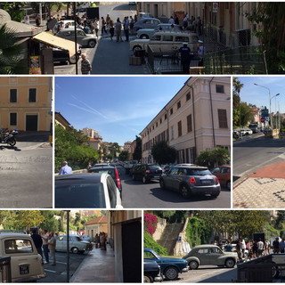 Imperia: traffico in tilt ed automobilisti infuriati per le riprese di un film francese a Porto Maurizio (Foto e Video)