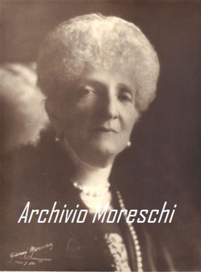 La regina Margherita di Savoia senza occhiali, dopo il ritocco di Gianni Moreschi