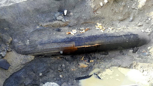 Imperia: più grave del previsto la rottura alla tubazione del Roya, sempre senz'acqua il dianese ed Andora Imperia: più grave del previsto la rottura alla tubazione del Roya, sempre senz'acqua il dianese ed Andora