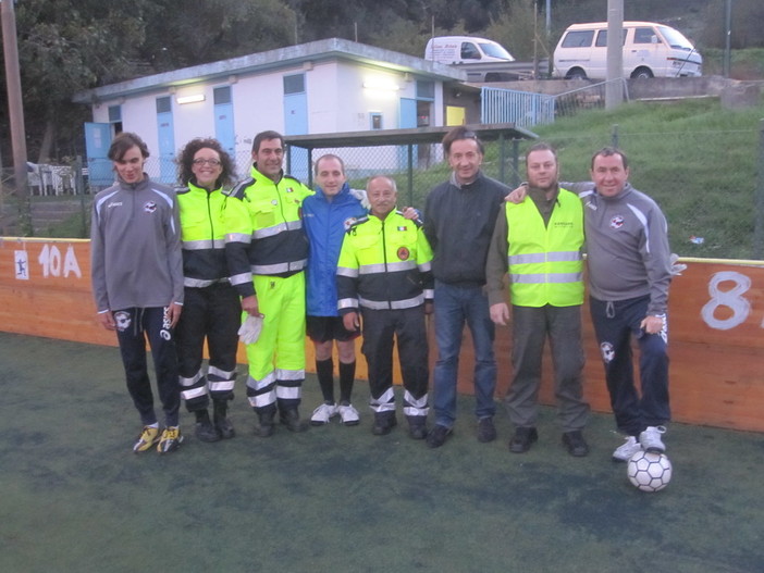 E' iniziata ieri la collaborazione dei Rangers d'Italia per il campionato di calcio non vedenti