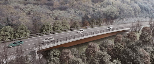 Rendering progetto Viadotto A6 Rendering progetto Viadotto A6