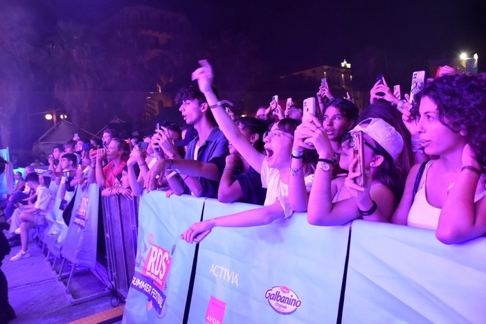 Un concerto in piazzale Dapporto, nel 2023 con Rds