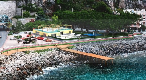 Ventimiglia: alberi, giardini, una struttura e un pontile in legno per la 'Pineta' dei Balzi Rossi (Foto)