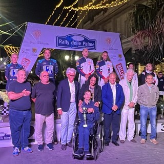 Rally delle Palme, Marco Varetto e Vittorio Bianco vincono la 27ª edizione: Aragno-Guzzi secondi Rally delle Palme, Marco Varetto e Vittorio Bianco vincono la 27ª edizione: Aragno-Guzzi secondi