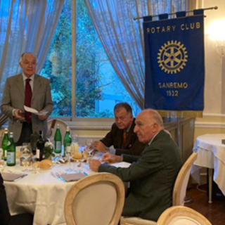 Rotary Sanremo, passaggio delle consegne tra Luigi Fracas e Claudio Lacagnina