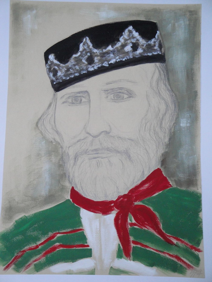 Nizza: per il 150° dell'Unità d'Italia, un quadro di Serenella Sossi esposto al Consolato Italiano