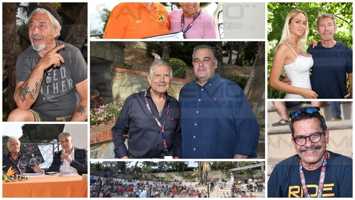 Ospedaletti: alle 9.30 iniziano a 'rombare' i motori, ieri sera Agostini Bayliss e gli altri al talk show (Foto)