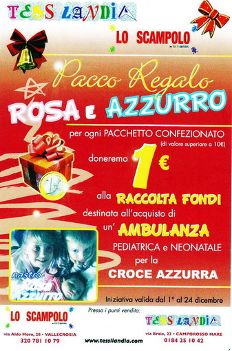 Vallecrosia: lodevole iniziativa di un commerciante per il progetto 'Nastro Rosa-Azzurro' Vallecrosia: lodevole iniziativa di un commerciante per il progetto 'Nastro Rosa-Azzurro'
