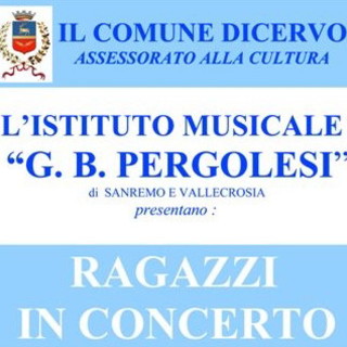 Cervo: domenica ragazzi in concerto a Cervo nell’Oratorio di Santa Caterina, con gli allievi dell’Istituto Musicale Pergolesi Cervo: domenica ragazzi in concerto a Cervo nell’Oratorio di Santa Caterina, con gli allievi dell’Istituto Musicale Pergolesi