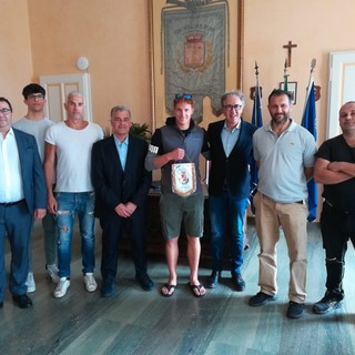 Sanremo, Riviera Volley Grafiche Amadeo promossa in serie B: delegazione ricevuta da sindaco Biancheri e assessore Faraldi