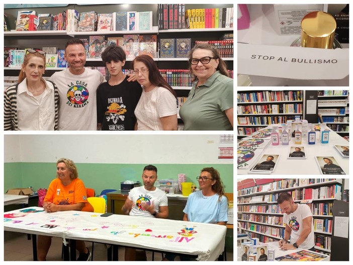 Bullismo, doppiaggio, profumi e impegno sociale: doppio appuntamento a Bordighera con Renato Novara (Foto e video) Bullismo, doppiaggio, profumi e impegno sociale: doppio appuntamento a Bordighera con Renato Novara (Foto e video)