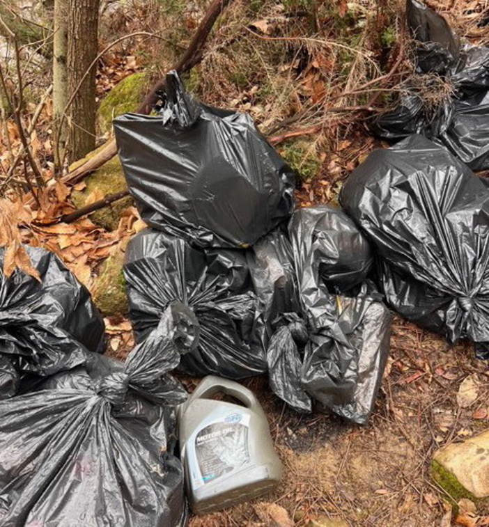 Sanremo: rifiuti abbandonati costantemente nell'entroterra, un giovane lettore chiede più attenzione