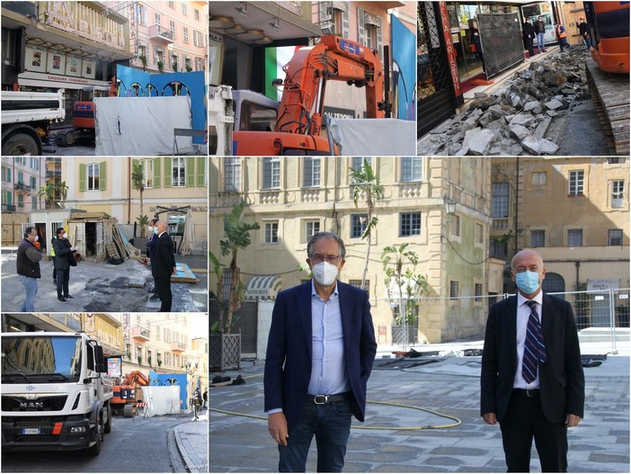 Le immagini dal cantiere di via Matteotti