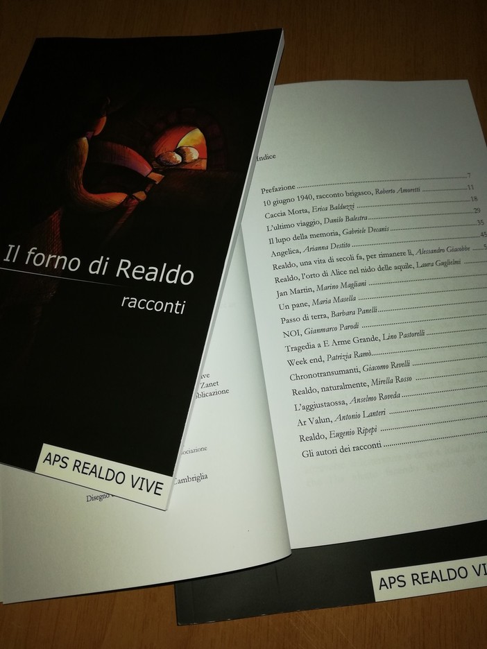 Sanremo: martedì la presentazione del libro 'Il forno di Realdo' scritto da diciotto autori locali e non