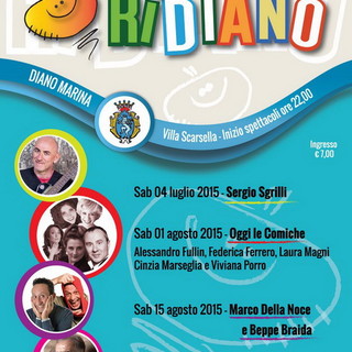 Diano Marina: da sabato prossimo con Sergio Sgrilli il via a 'RiDiano' il Festival della Comicità Diano Marina: da sabato prossimo con Sergio Sgrilli il via a 'RiDiano' il Festival della Comicità