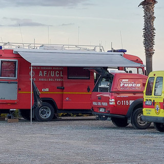 Anche l'unità cinofila dei Vigili del Fuoco di Imperia nelle ricerche di un uomo scomparso a Savona (Foto) Anche l'unità cinofila dei Vigili del Fuoco di Imperia nelle ricerche di un uomo scomparso a Savona (Foto)