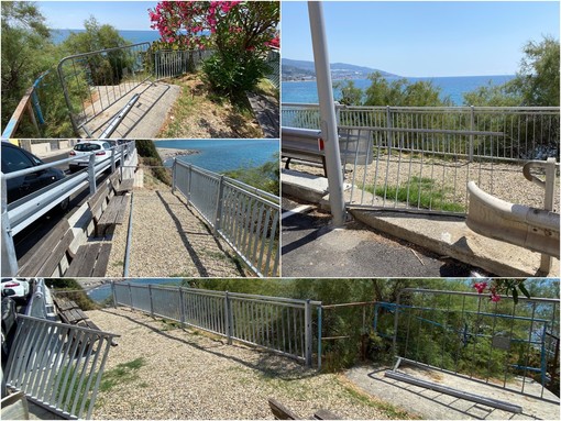 Le immagini da Bussana Mare