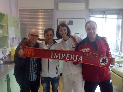 Calcio. Roma Club Imperia 'Francesco Totti': giornata alla FIDAS per soci e il Presidente Pino Stella (FOTO)