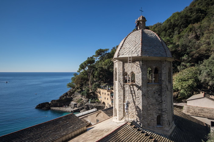 Il restauro della Torre dell’Abbazia di San Fruttuoso ha funzionato Il restauro della Torre dell’Abbazia di San Fruttuoso ha funzionato