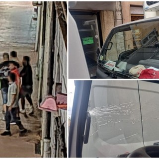 Ventimiglia, rissa tra stranieri: vetrina di un negozio presa a bottigliate (Foto e video)