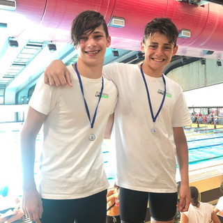 Nuoto: Renzo Bedin e Leonardo Laura protagonisti domenica scorsa alla 'Sciorba' di Genova