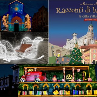 Sanremo accende il Natale con “Racconti di luce”: installazioni, luminarie, video proiezioni ed eventi per i più piccoli (Foto e Video)