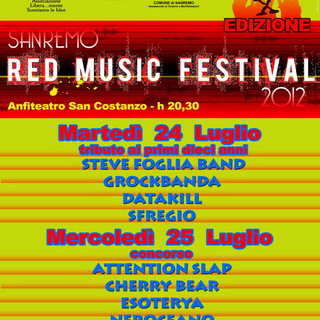 Sanremo: domani e mercoledì sera nella Pigna torna il 'Red Music Festival' Sanremo: domani e mercoledì sera nella Pigna torna il 'Red Music Festival'